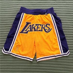 NBA Just Don x 1996-97 Los Angeles Lakers Shorts Size M